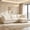 Cream, variant on AUU L-Shaped Slipcovered Chenille Sectional Sofa, Deep Seat Cloud Couch with Convertible Ottoman and 2 Large Pillows, Oversized 3-Seater Set for Living Room or Office