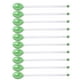 thumbnail image 5 of 10 cucharas mezcladoras de café de vidrio transparente resistentes al calor para café con leche Verde, 5 of 9