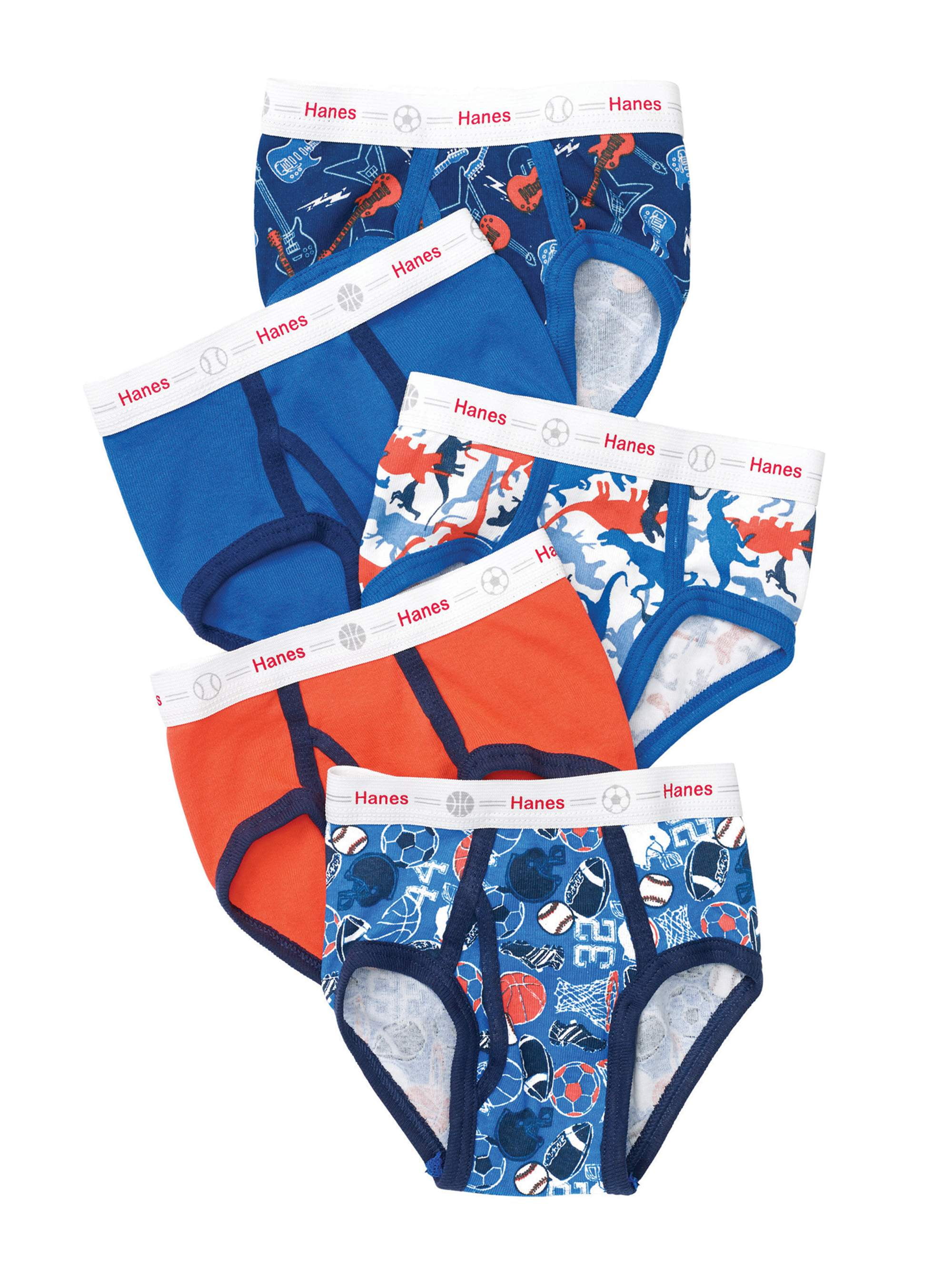Hanes Hanes Toddler Boys Tartan Boxer Underwear, 5Pack