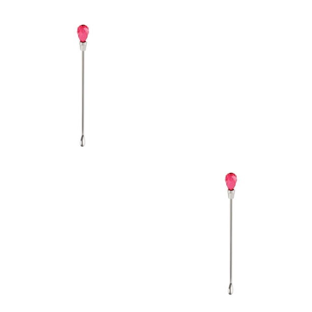 Vogacara 2019 VENTA CALIENTE Nail Powder Liquid Stirring Rod Dotting Pen Stick nuevo nail art buffer file pro herramienta de dispositivo de No.03 2piezas