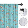 thumbnail image 4 of Blackout Kids Curtains,Multicolor Controllers Games Icons Blue Pattern Childrens Insulated Curtains Set Of 2,Bedroom Essentials,Toddler Room Decor 42"x63", 4 of 5