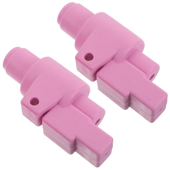 WASHWEPE 2Ud Protector Para Bomba De Gasolina Color Rosa Con Cubierta De Goma Y Reducción Acústica