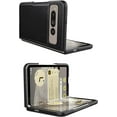 thumbnail image 3 of Case for Google Pixel Fold, PU Leather Back Cover Hard PC Bumper Phone Case for Pixel Fold - Black, 3 of 12