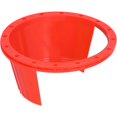 thumbnail image 2 of Cubierta impermeable roja para altavoz de coche de 2 piezas, sistema potenciador de altavoz con tapa estriada y almohadilla de protección antideslizante universal roja ultrafina, 2 of 5