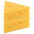 thumbnail image 1 of 2 modelos de queso triangular simulado, decoración de queso para exhibición de pasteles, panadería y comida falsa., 1 of 7