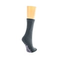 thumbnail image 2 of Nobles Assorted Anti Skid/ No Slip Hospital Gripper Socks, Great for adults, men, women. Designed for medical hospital patients but great for everyone (1 Pair Grey), 2 of 2