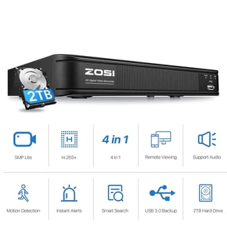 Q-See 4 Channel HD DVR Security System with 4 -1080p PIR Bullet