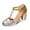 Silver, variant on Women's Fashion Square toe Heel Comfortable Casual Dress for Daily Wear and Festive Occasions 8 Silver