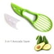 thumbnail image 5 of 1/2pcs, 3-in-1 Avocado Slicer Shea Corer Butter Fruit Peeler Cutter Pulp Separator Plastic Knife Kitchen Vegetable Tools Home Accessory, 5 of 5