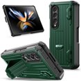thumbnail image 1 of Jiahe Cover For Samsung Galaxy Z Fold4 Full Body Protection Case,Support Wireless Charging,Built-in Screen Protector Shockproof Hinge Protector,with Pen Slot  Kickstand Case Cover,Armygreen, 1 of 9