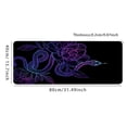 thumbnail image 6 of Flower Snake Purple Large Gaming Mouse Pad E-Sports Office Keyboard Pad Computer Mouse Non-Slip Computer Mat Gift For Teen/Boyfriend/Girlfriend, 6 of 7