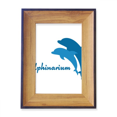 thumbnail image 1 of Blue Ocean friendly Dolphin patron Marco de imagen marco de escritorio, 1 of 4