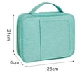thumbnail image 5 of Shoreew Zipper Binder Bag with Handle Large Capacity Waterproof Document File Binder Storage Organizer Multi-Pocket Portfolio Organizer Case, 5 of 6