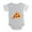 Heather Gray, variant on CafePress - Pizza_Simple - Cute Infant Baby Football Bodysuit
