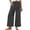 Dark Gray, variant on Hurxie Wide Leg Pants for Women High Wasited Baggy Palazzo Pants Casual Pull On Bell Bottom Smocked Elastic Waist Pants Khaki,M