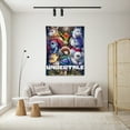 thumbnail image 2 of Tapestry for Undertale wall hanging Bedroom Dorm Funny Poster Backgrounds Wall Art Decorations Kids Girls Teens Gifts 60×40 inch, 2 of 4