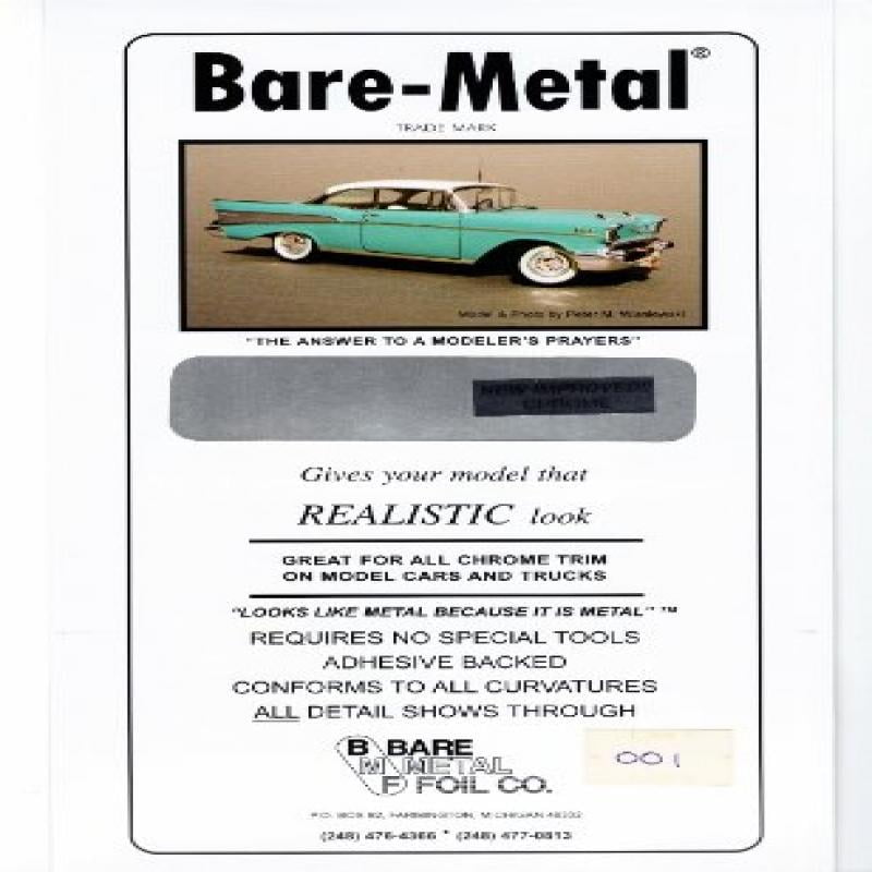 bare metal foil model car