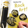 thumbnail image 3 of Paint Pen Funcils 5 Acrylic Gold Metallic for Multiple Surfaces, 3 of 7