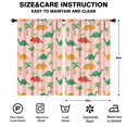 thumbnail image 2 of Blackout Kids Curtains,Pink Cartoon Dinosaurs Palms Pattern Childrens Insulated Curtains Set Of 2,Bedroom Essentials,Toddler Room Decor 52"x84", 2 of 5
