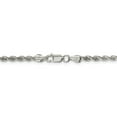 thumbnail image 4 of Sterling Silver 3.0mm Solid Rope Chain (Weight: 7.13 Grams, Length: 10 Inches), 4 of 4