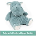 thumbnail image 2 of Peluche de peluche GUND Baby Oh So Snuggly Hippo Teal, 2 of 8