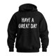 thumbnail image 5 of MHFRRA Sudadera con Capucha Gráfica Divertida, Informal, Cómoda y con Estampado de Letras para Uso Diario y Actividades Al Aire Libre Negro, 5 of 6
