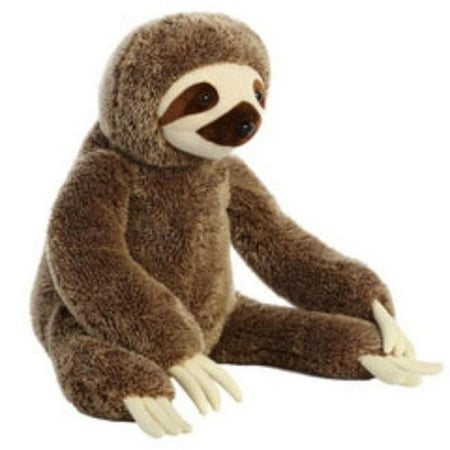 Aurora 31637 28 in. Adorable Super Flopsie Sloth Playful Ease Timeless Companions Stuffed Animal Toy Brown
