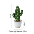 thumbnail image 2 of Planta en maceta artificial de la simulación artificial de los bonsais del cactus de la simulación de la planta tropical, 2 of 5