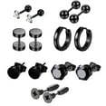 thumbnail image 2 of 14 Pcs Boucles d'Oreilles Pendantes Mode Homme Style de Rue Bijoux d'Oreilles Élégants pour Fête, 2 of 5