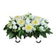 thumbnail image 1 of Matsuzay Flores de tumba de colores surtidos para lápida de cementerio, silla de flores con apariencia realista y testamento Jardín y Patio tipo+1, 1 of 6