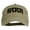 Khaki, variant on Halloween Boo Sign Embroidered Washed Cap - Stone OSFM