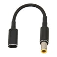 thumbnail image 2 of Cable Adaptador USB C A CC, Adaptador USB C A CC De 100 W Para Computadora Portátil, 2 of 8