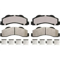 Front Brake Pad Set - Compatible with 2010 - 2020 Ford F-150 2011 2012 2013 2014 2015 2016 2017 2018 2019