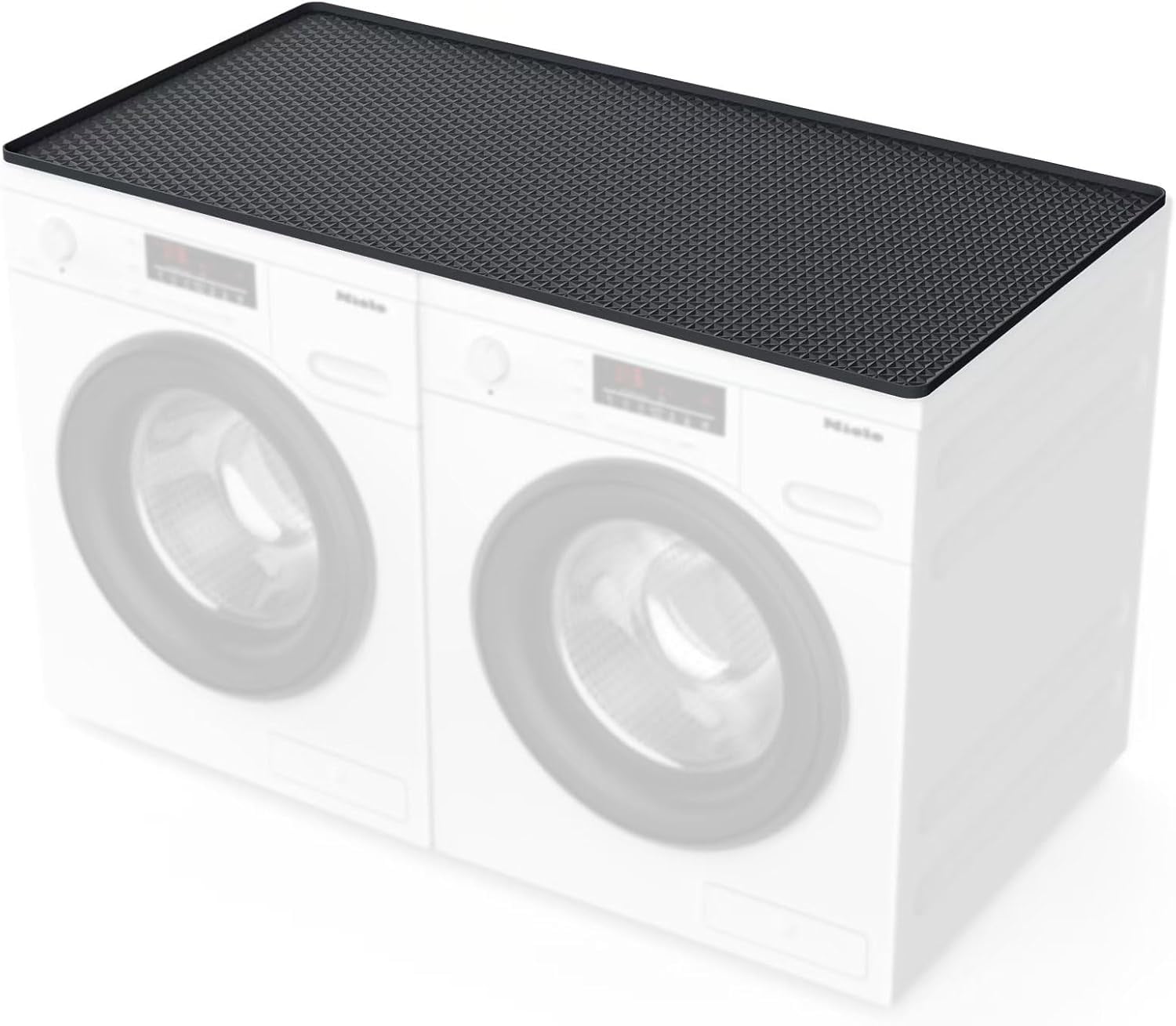 54" x 27.5" Washer and Dryer Covers for the Top，Waterproof and non-slip Washing Machine Cover，Applies to Kitchen、laundry room organization，Washer Dryer Countertop. (Gray)