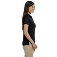 thumbnail image 2 of Devon & Jones Solid Perfect Pima Interlock Polo (D140SW) Black, 2XL, 2 of 2