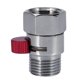 thumbnail image 2 of Válvula de ahorro de agua Zhivalor para cabezal de ducha rociador de bidé de mano 1/2' Nuevo rojo, 2 of 7