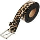 thumbnail image 2 of Cinturón de piel sintética de leopardo para mujer, cinturón de pelo de caballo Artificial, color marrón claro, 2 of 6