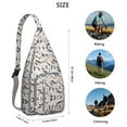 thumbnail image 3 of Boho Waterproof Hiking Sling Backpack for Women – Retro & Rustic Lightweight Crossbody Bag with Adjustable Strap, Floral Chest Bag for Travel, Outdoor Adventures & Everyday Use, 3 of 4