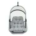 thumbnail image 3 of Furniture of America Drift UV-Resistant Patio Foldable Swing Chair with Stand, Light Gray, 3 of 16