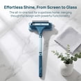 thumbnail image 2 of Window Cleaning Brush 2 in 1 Mesh Screen Cleaner with Squeegee Removes Dust Dirt and Stains Fast Wet Dry Cleaning for Glass Patio Door and Car Interiors Use, 2 of 8