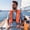 Orange, variant on Manual Inflatable Life Vest 150N Floatation Jacket with Whistle Reflective Tape for Water Sports Kayaking (Green)