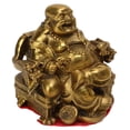 thumbnail image 4 of Laughing Buddha  Exquisite Details Maitreya Statue 2.56in High For Home, 4 of 8