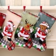 thumbnail image 3 of Bobasndm Oversized Christmas Stocking Decorations 3D Santa Snowman Reindeer Bear Decorations for Family Holiday Xmas Party Decorations, 3 of 9