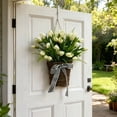 thumbnail image 4 of Floral Ornament for Home Elegant for Doors and Windows Live Courtyard Indoor Seasonal Display High- Polyester, 4 of 6