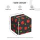 thumbnail image 4 of Balery Tomatoes1 Porta Pañuelos de Cuero con Estampado – Funda Moderna Cuadrada para Caja de Pañuelos, Dispensador 5x5x5'', 4 of 7