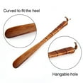 thumbnail image 3 of FloreceBien 2 calzadores de madera con mango largo para personas mayores, calzador de madera para hombres, mujeres, niños, embarazo, 3 of 5