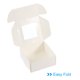 thumbnail image 4 of Uxcell 2.56"x2.56"x1.18" Caja de Jabón de Papel con Ventana, Cajas de Jabón Caseras, Cajas de Regalo Cuadradas, Blancas, Paquete de 30, 4 of 6