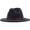 black, variant on Fedora Hat For Women Men, Winter Autumn Church Jazz Hats Panama Cap Wide Brim Viking Flat Brim Felt Cap for Party Church