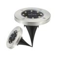 thumbnail image 1 of Paquete de 4 luces de escalera al aire libre con energía solar Luces de escalera LED impermeables al aire libre, 4.5 * 4.4 * 8 cm TUNC Sencillez, 1 of 3