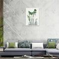 thumbnail image 5 of Botanical Bathroom Wall Art Green Plant Herbs Pictures Wall Decor Farmhouse Bathroom Decor Canvas Prints Painting Framed Home Artwork for Bathroom Bedroom Living Room Office 12"x16", 5 of 6